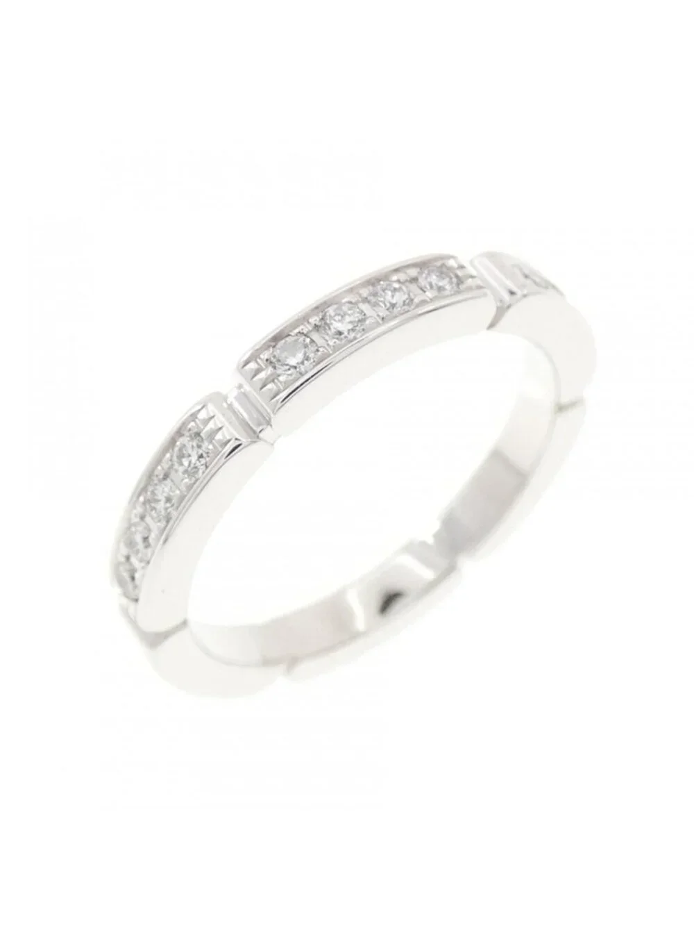 Cartier Maillon Panthere Half Diamond Ring
